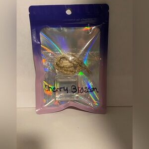 Cherry Blossom Car Diffuser with Gold-Threaded Cord